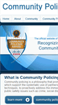 Mobile Screenshot of iacpcommunitypolicing.org